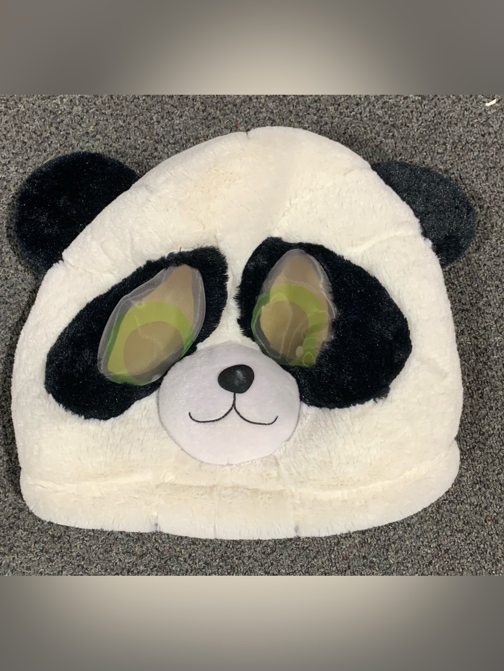 Oversized Plush panda Halloween mask